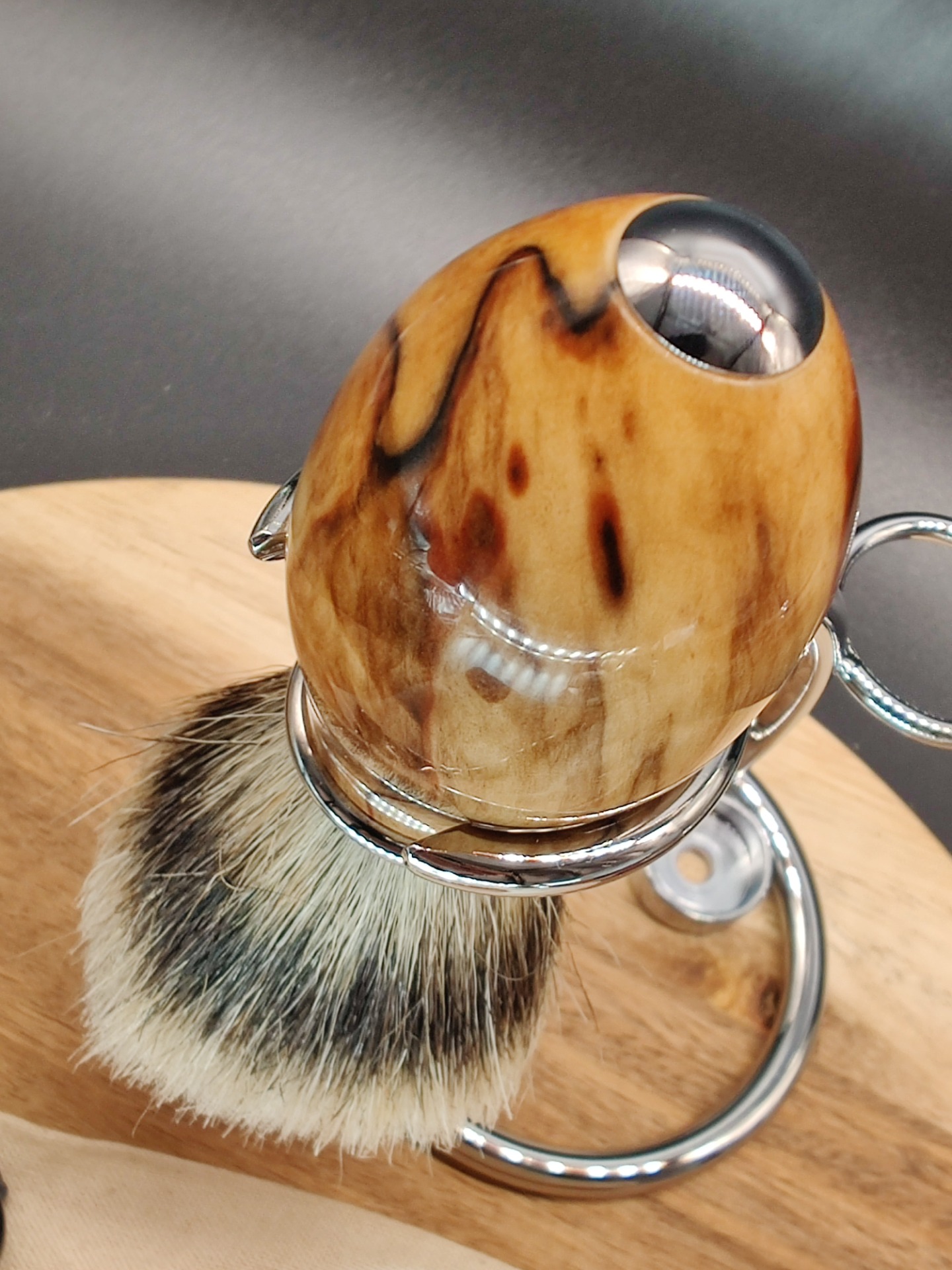 Loupe de marronnier échauffé et stabilisé